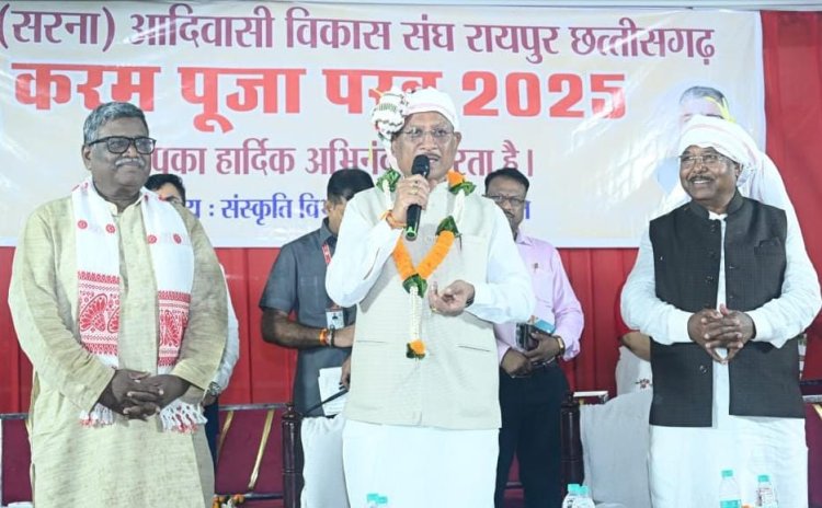 CM Sai attends Karma Parab Festival 2025