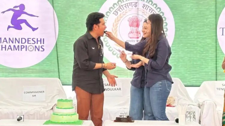 सारा तेंदुलकर से रस्साकशी में हारे मास्टर ब्लास्टर! बस्तर के 'हीरों' के लिए सचिन तेंदुलकर का मेगा प्लान, 100 खेल मैदान भी बनवाएंगे