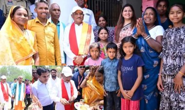 सीएम विष्णुदेव साय पहुंचे ग्रामीण के घर, गृह प्रवेश में शामिल होकर जीता दिल