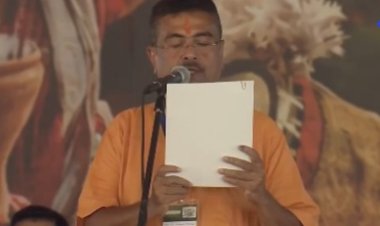 पश्चिम बंगाल: शुभेंदु अधिकारी ने ली मुख्यमंत्री पद की शपथ, राज्य में पहली बार भाजपा सरकार का गठन