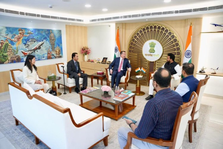 नागर विमानन मंत्री ने प्रैट एंड व्हिटनी प्रतिनिधिमंडल से की मुलाकात, मेक इन इंडिया विमान इंजन उत्पादन को मिलेगा बढ़ावा