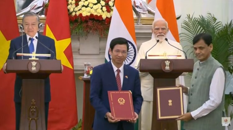 पीएम मोदी और वियतनाम के राष्‍ट्रपति तो लाम के बीच वार्ता, कई समझौता ज्ञापनों पर हुए हस्ताक्षर